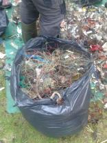 1 sac de 100L entier de déchets de pêche