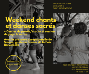 Weekend chants et danses sacrés + yoga